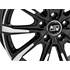 Jante aluminium Msw 16 pouces Noir Brillant Face Polie