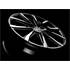 Jante aluminium Msw 16 pouces Noir Brillant Face Polie