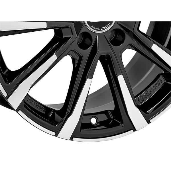 Jante aluminium Msw 18 pouces Noir Brillant Face Polie