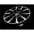 Jante aluminium Msw 18 pouces Noir Brillant Face Polie