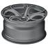 Jante aluminium Msw 19 pouces Gris Mat