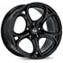 Jante aluminium Msw 20 pouces Noir Brillant