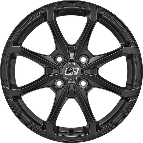 Jante aluminium Msw 15 pouces Noir Mat