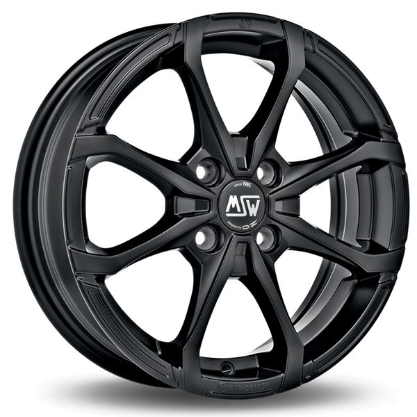 Jante aluminium Msw 15 pouces Noir Mat