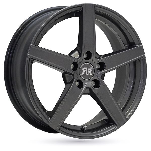 Jante aluminium Racer 17 pouces Gris Brillant