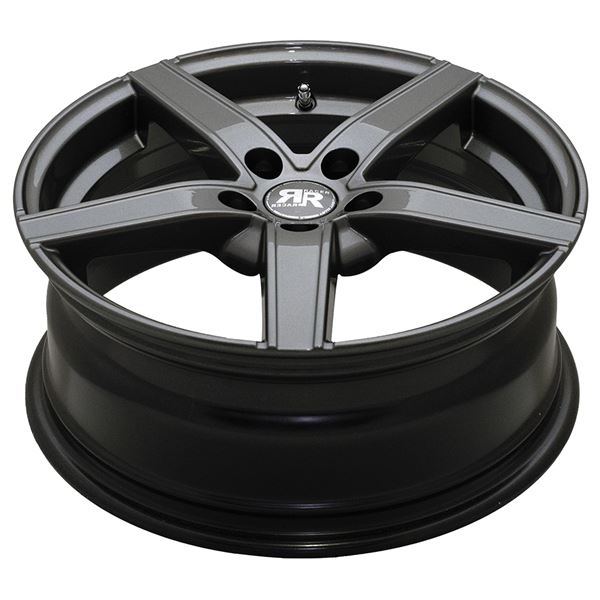 Jante aluminium Racer 18 pouces Gris Brillant