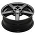 Jante aluminium Racer 18 pouces Gris Brillant