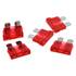 5 fusibles plats standards 10 ampères XLTECH