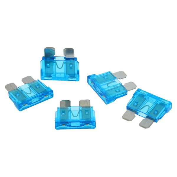 5 fusibles plats standards 15 ampères XLTECH