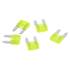 5 fusibles plats mini 20 ampères XLTECH