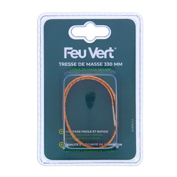 Tresse de masse 330mm Feu Vert