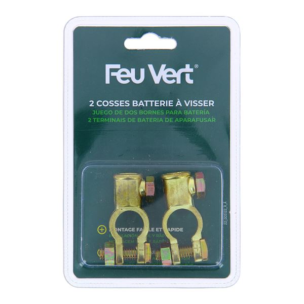 2 cosses batterie à visser Feu Vert