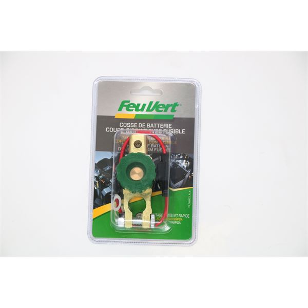 Cosse de batterie coupe-circuit avec fusible Feu Vert