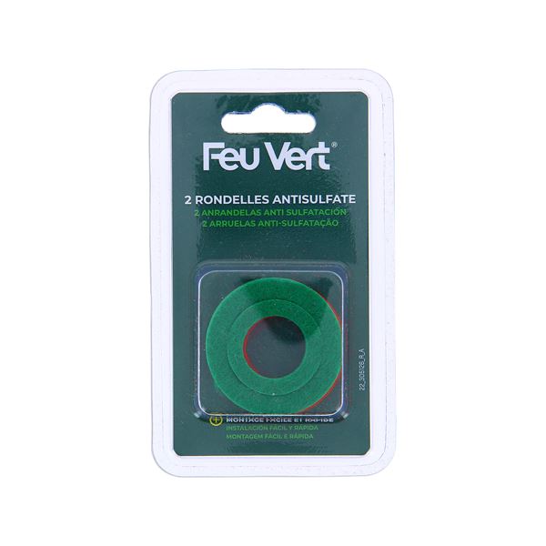 2 rondelles antisulfate Feu Vert