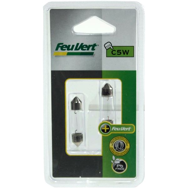 2 ampoules Feu Vert C5W
