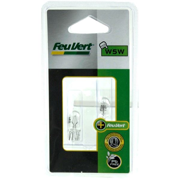 2 Ampoules Feu Vert W5W