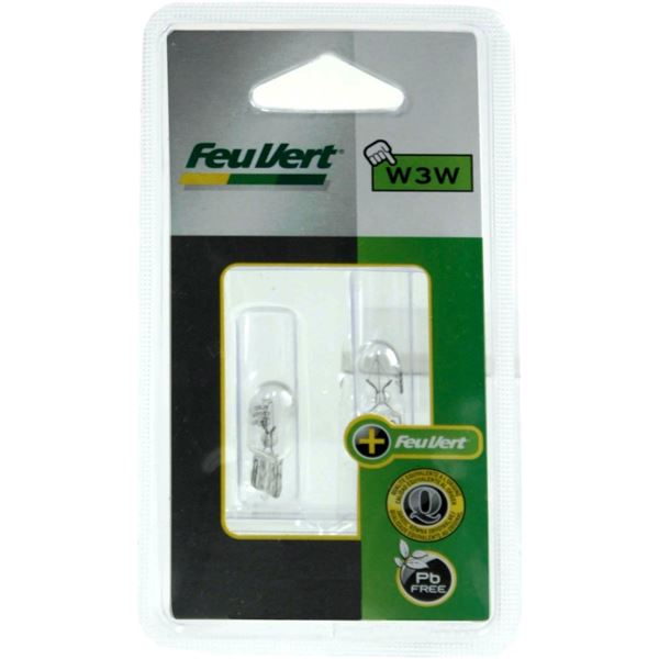 2 Ampoules Feu Vert W3W
