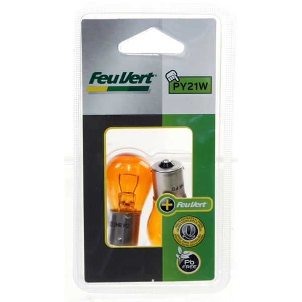 2 Ampoules Feu Vert PY21W