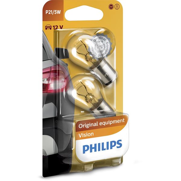 2 ampoules Philips premium P21/5W