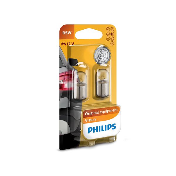 2 ampoules Philips premium R5W