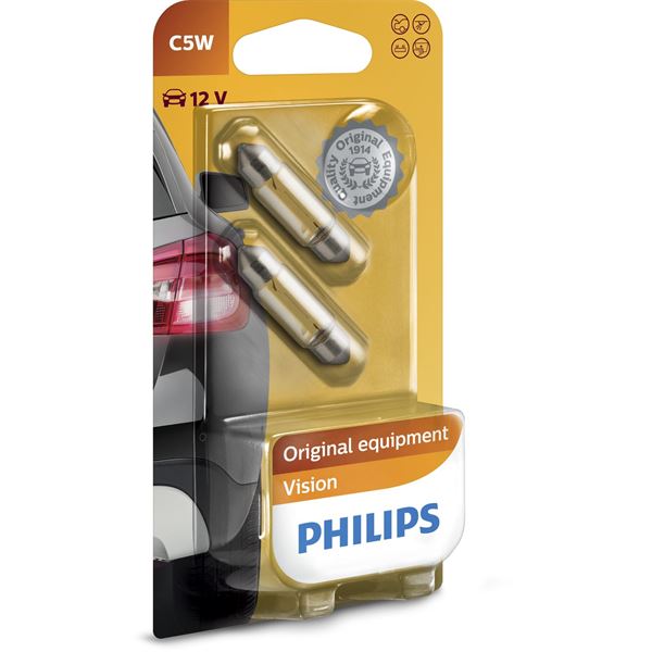 2 ampoules Philips premium C5W