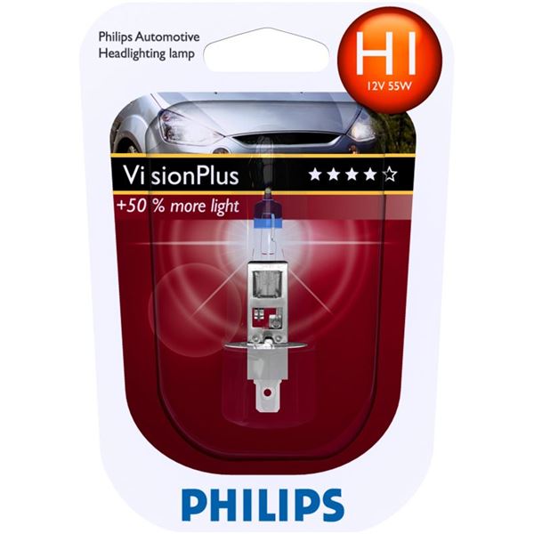 1 ampoule Philips H1 Vision Plus