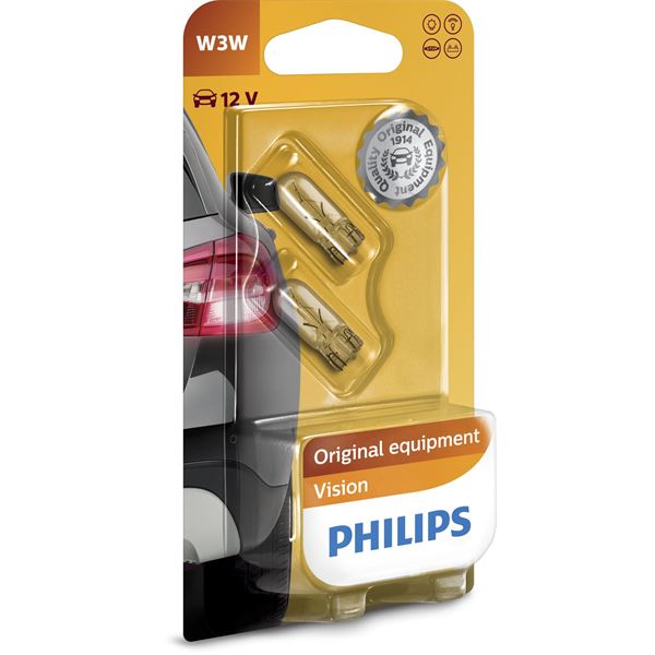 2 ampoules Philips premium W3W