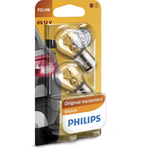 2 ampoules Philips premium P21/4W