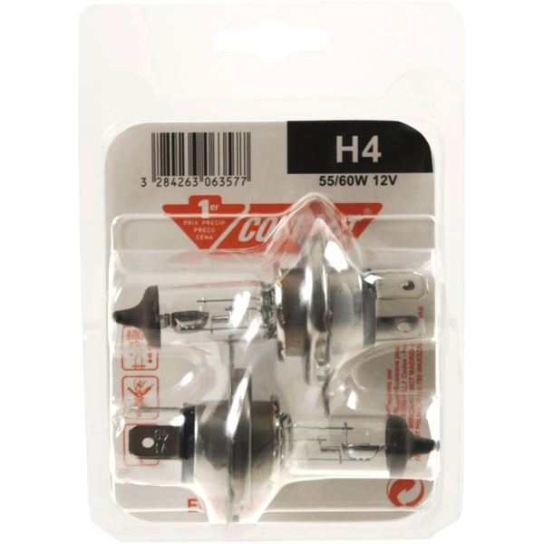 2 ampoules Contact 1er Prix H4