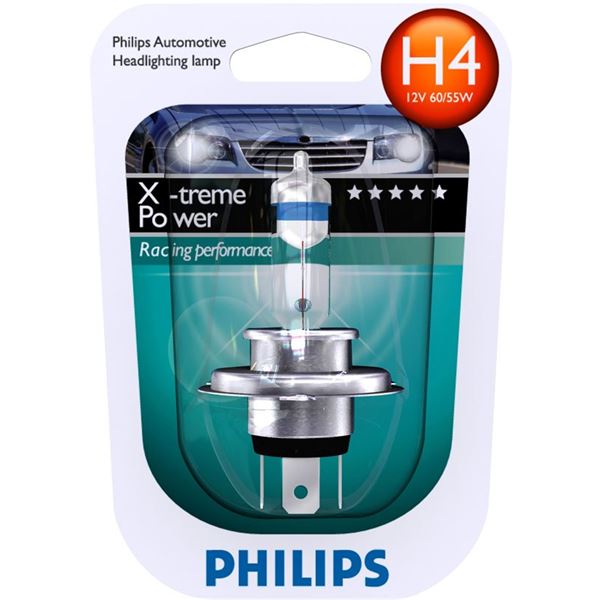 1 ampoule Philips H4 X-treme Power
