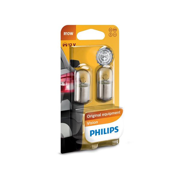 2 ampoules Philips premium R10W
