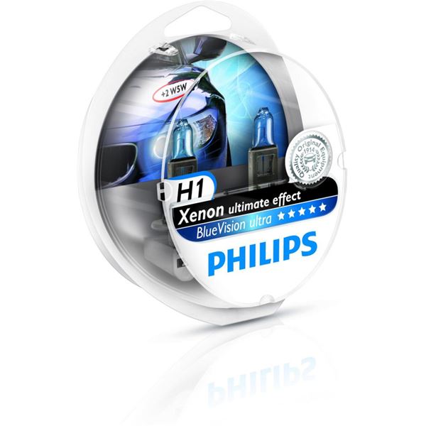 2 ampoules Philips premium White Vision H1