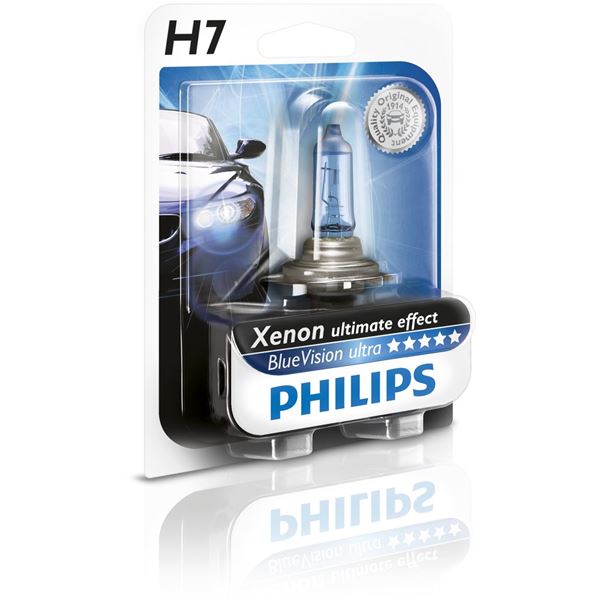 1 ampoule Philips premium White Vision H7