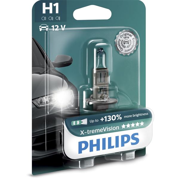 1 ampoule Philips premium X-treme Vision H1