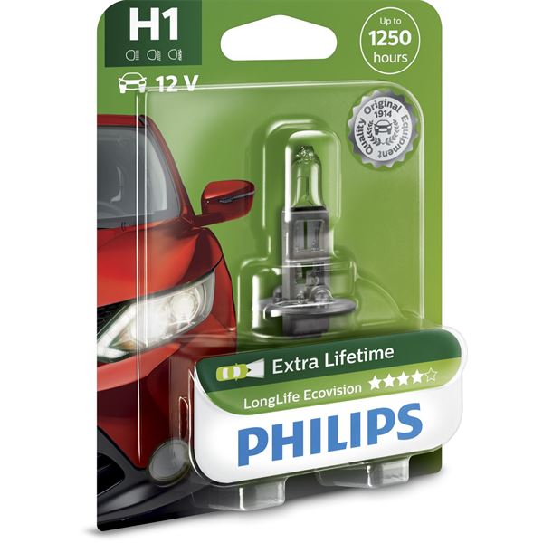 1 ampoule Philips premium Long Life Eco Vision H1