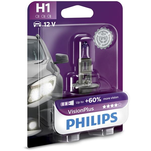 1 ampoule Philips premium Vision Plus H1