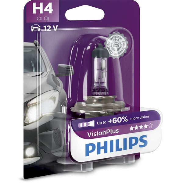 1 ampoule Philips premium Vision Plus H4