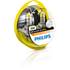 2 ampoules Philips premium Colorvision jaune H4