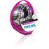 2 ampoules Philips premium Colorvision violette H4