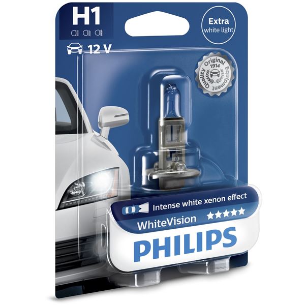 1 ampoule Philips premium White Vision H1