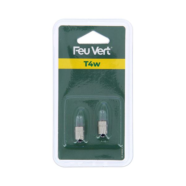 2 Ampoules Feu Vert T4W