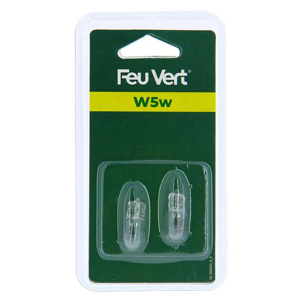 2 Ampoules Feu Vert W5W