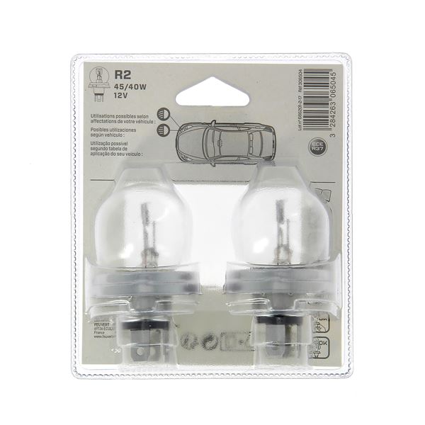 2 ampoules Feu Vert R2