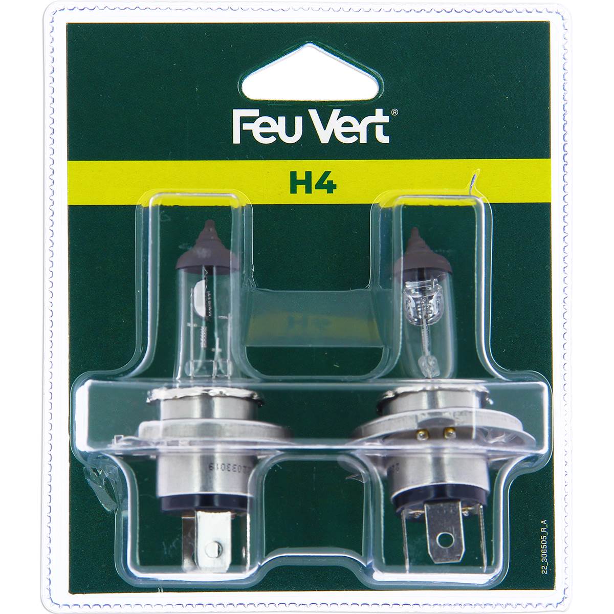 Ampoules (2 pièces) Feu Vert H4