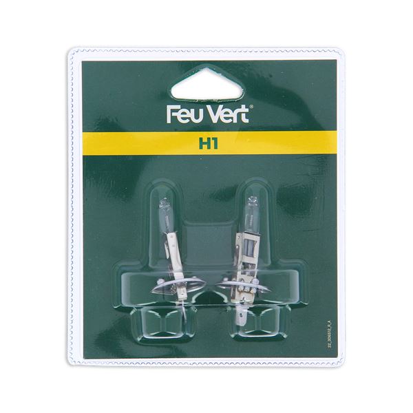 2 ampoules Feu Vert H1