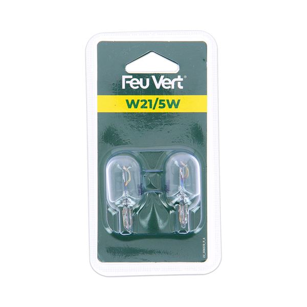 2 Ampoules Feu Vert W21/5W