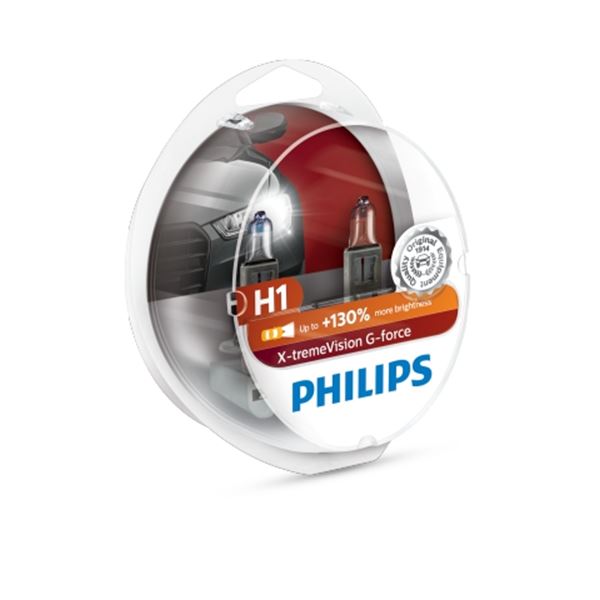 2 ampoules Philips premium X-treme Vision G-Force H1