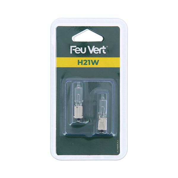 2 Ampoules Feu Vert H21W