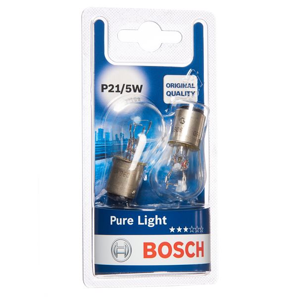2 ampoules P21/5W Pure Light Bosch