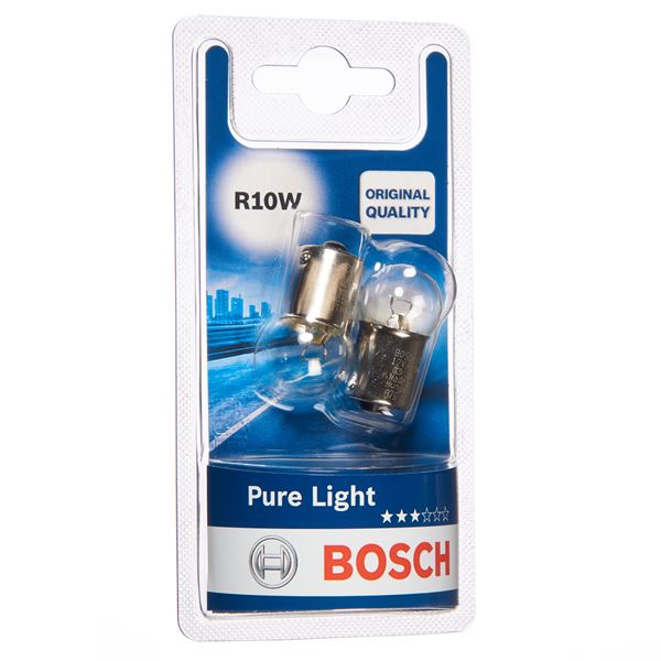 2 ampoules R10W Pure Light Bosch